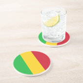 Mali Flag Getränkeuntersetzer (Seite)