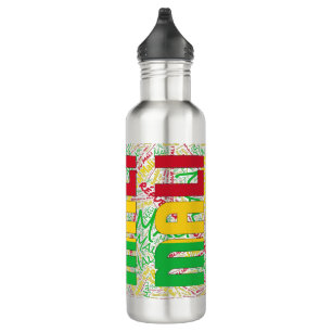 Mali Flag Gorgeous Patriotic Edelstahlflasche