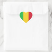 Mali Flag Heart Sticker (Tasche)