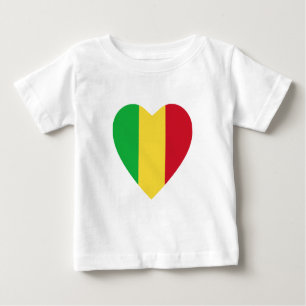 Mali Flag Herz T - Shirt