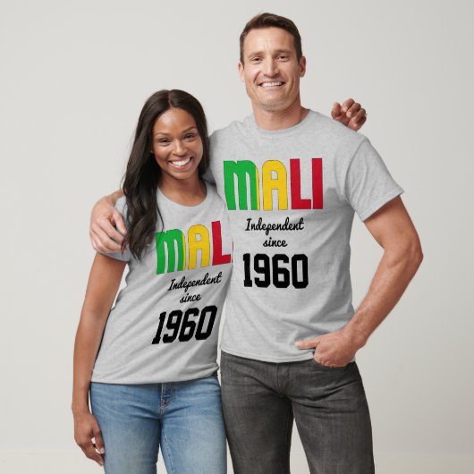 Mali Flag Independence Celebration T-Shirt (Unisex)