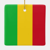 Mali Flag Keramikornament (Rückseite)