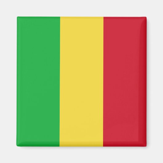 Mali Flag Magnet (Vorne)