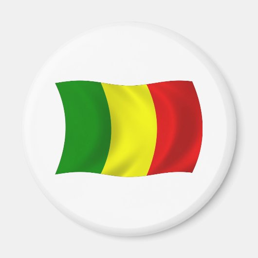 Mali Flag Magnet (Vorne)