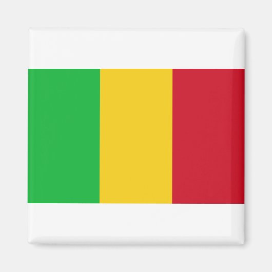Mali Flag Magnet (Vorne)
