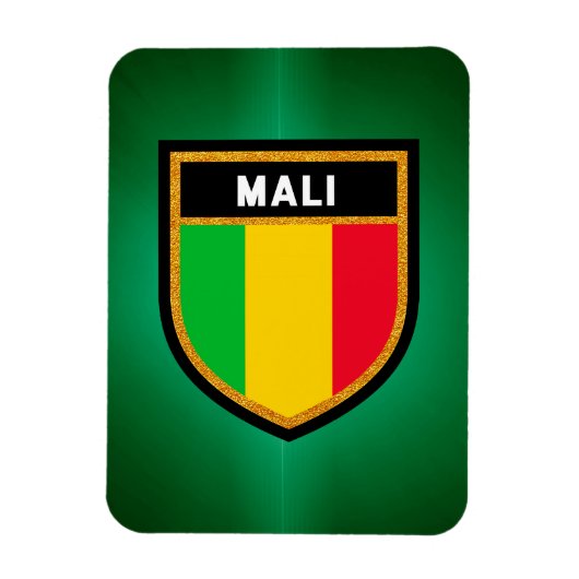 Mali Flag Magnet (Vertikal)