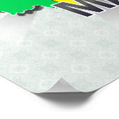 Mali Flag Map 2.0 Poster (Ecke)