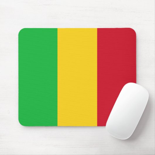Mali Flag Mousepad (Mit Mouse)