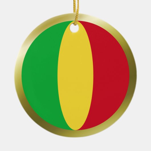 Mali Flag Ornament (Vorne)