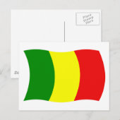 Mali Flag Postcard Postkarte (Vorne/Hinten)