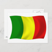 Mali Flag Postcard Postkarte (Vorne/Hinten)