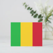 Mali Flag Postcard Postkarte (Stehend Vorderseite)
