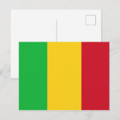 Mali Flag Postcard Postkarte (Vorne/Hinten)