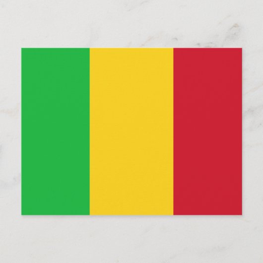 Mali Flag Postcard Postkarte (Vorderseite)