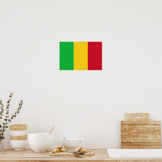 Mali Flag Poster (Küche)
