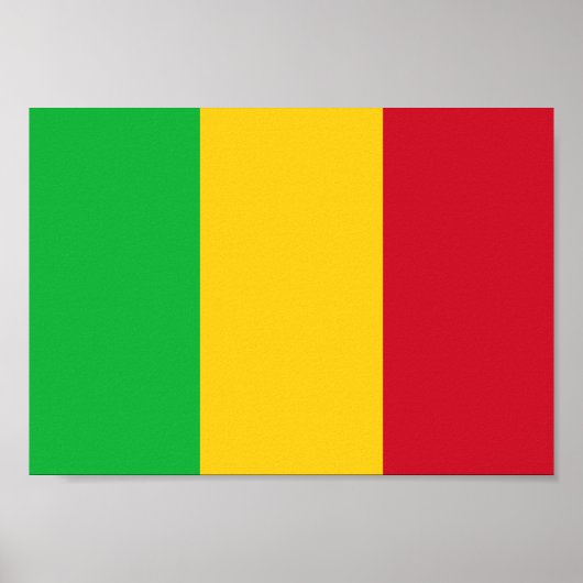 Mali Flag Poster (Vorne)