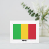 Mali Flag Postkarte (Stehend Vorderseite)