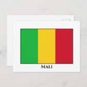 Mali Flag Postkarte (Vorne/Hinten)