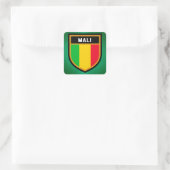 Mali Flag Quadratischer Aufkleber (Tasche)