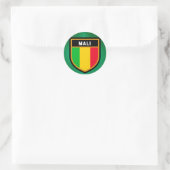 Mali Flag Runder Aufkleber (Tasche)