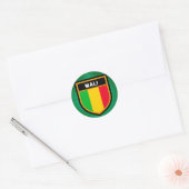 Mali Flag Runder Aufkleber (Umschlag)