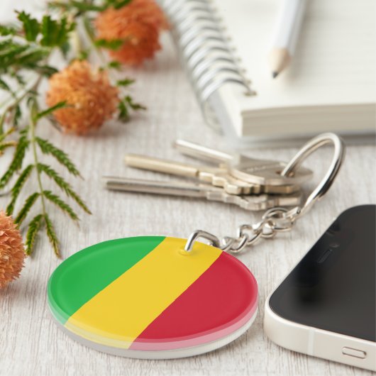 Mali Flag Schlüsselanhänger (Vorderseite rechts)