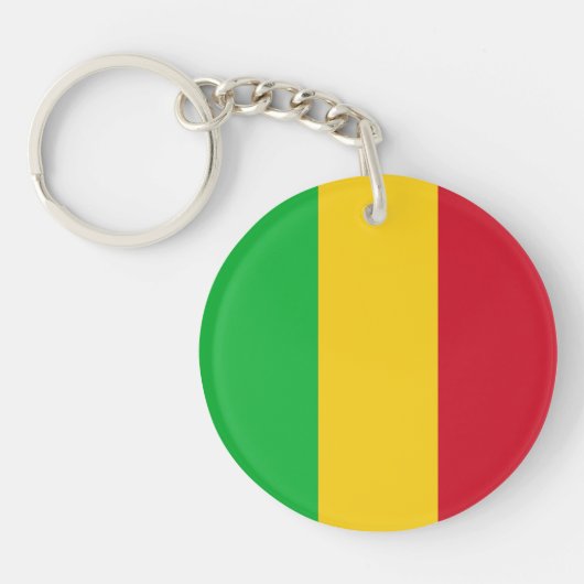Mali Flag Schlüsselanhänger (Vorderseite)
