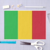 Mali Flag Seidenpapier (Handwerk)