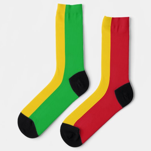 Mali Flag Socken (Linkes Detail)
