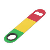 Mali Flag Speed Flaschenöffner (Vorderseite Schrägansicht)