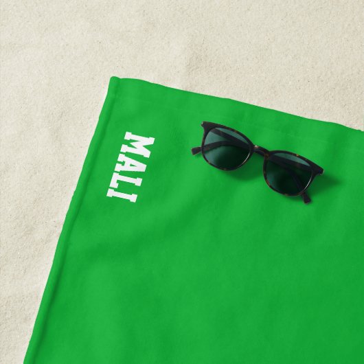 Mali Flag Splendid Patriotic Strandtuch (Beispiel)