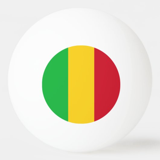 Mali Flag Tischtennisball (Vorderseite)