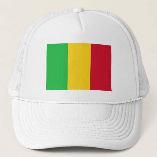 Mali Flag Truckerkappe (Vorderseite)