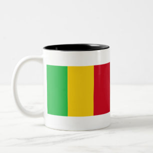 Mali Flag Zweifarbige Tasse