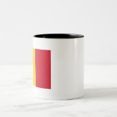 Mali Flag Zweifarbige Tasse (Mittel)