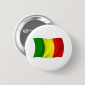 Mali-Flagge-Button Button (Vorne & Hinten)