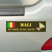 Mali-Flagge + Karten-Autoaufkleber Autoaufkleber (Auf Auto)