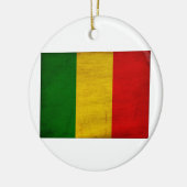 Mali-Flagge Keramik Ornament (Links)