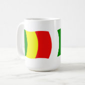 Mali-Flagge-Tasse Kaffeetasse (Vorderseite Links)