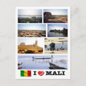 Mali - I Liebe - Postkarte (Vorderseite)