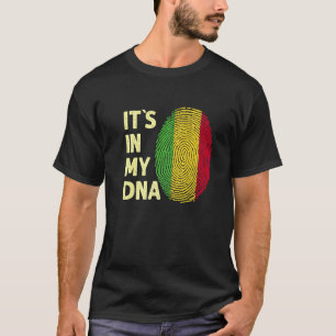 Mali in meinem DNA-Mali-Flag-Team Mali T-Shirt