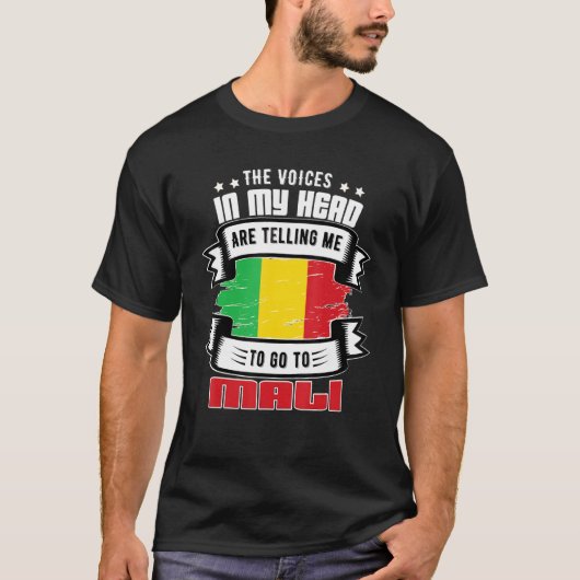 Mali in meinem Kopf T-Shirt (Vorderseite)