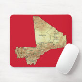 Mali-Karte Mousepad (Mit Mouse)