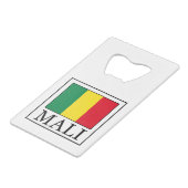 Mali Kreditkartenflaschenöffner (Vorderseite Schrägansicht)