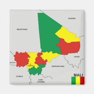 Mali-Länderflagge Magnet
