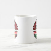 Mali-Mali-Kanadische Tree-Roots-Flagge Kaffeetasse (Mittel)