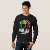 Mali Malian Mali Flag Fathers Day Sweatshirt (Vorne ganz)