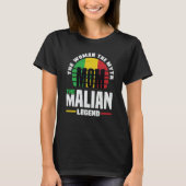 Mali Malian Mali Flag Mothers Day T-Shirt (Vorderseite)