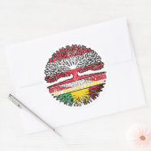 Mali Malisch Österreichisch Baum Wurzel Runder Aufkleber (Umschlag)