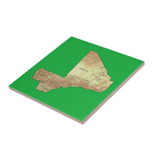 Mali Map Tile Fliese (Seite)